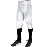 Champro Triple Crown 2.0 Pinstripe Knicker Pant - White W/Black Stripe