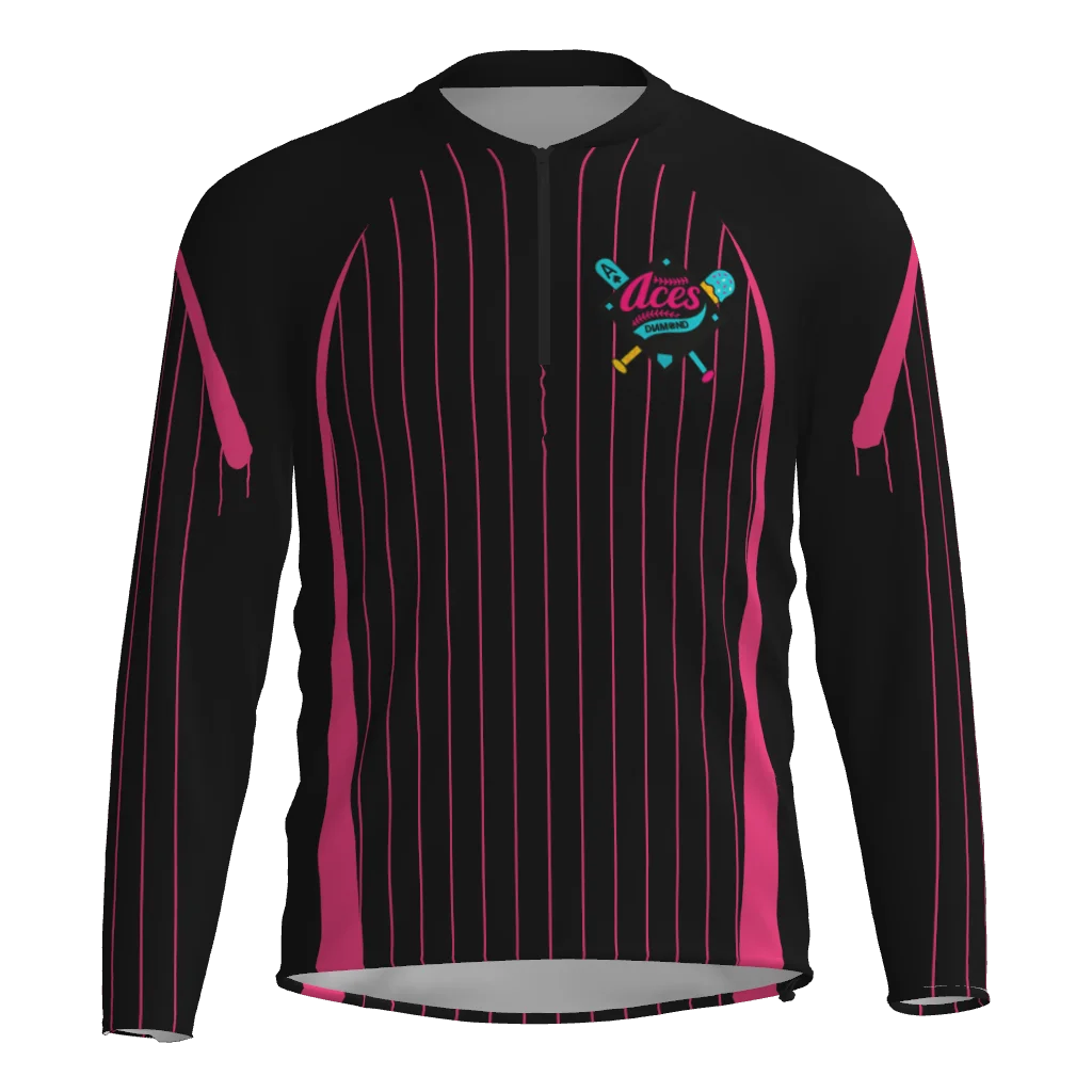 Diamond Aces Long Sleeve Sublimated Cage Jacket