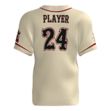 Outlaws Full Button Short Sleeve Game Jersey