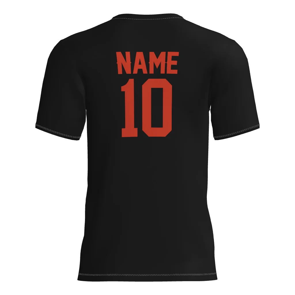 Outlaws Short Sleeve Dri-Gear DTF Tee Shirt W/ Name & Number