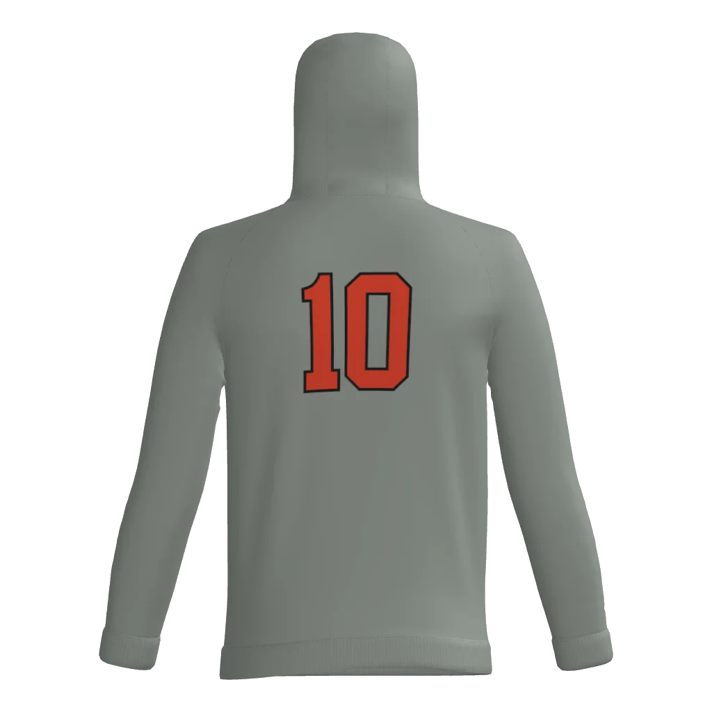 Outlaws 60/40 Cotton Blend DTF Fleece Hoodie W/ Number