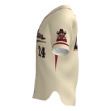 Outlaws Full Button Short Sleeve Game Jersey