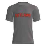 Outlaws Short Sleeve Dri-Gear DTF Tee Shirt W/ Name & Number