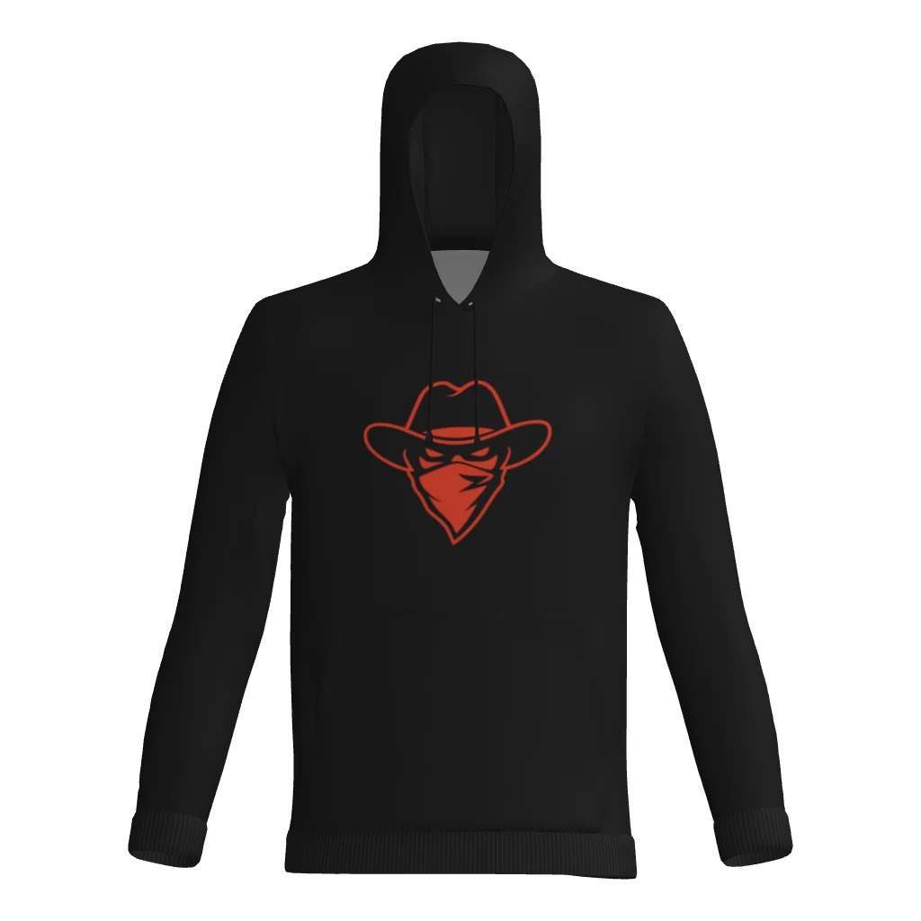 Outlaws 60/40 Cotton Blend DTF Fleece Hoodie W/ Number