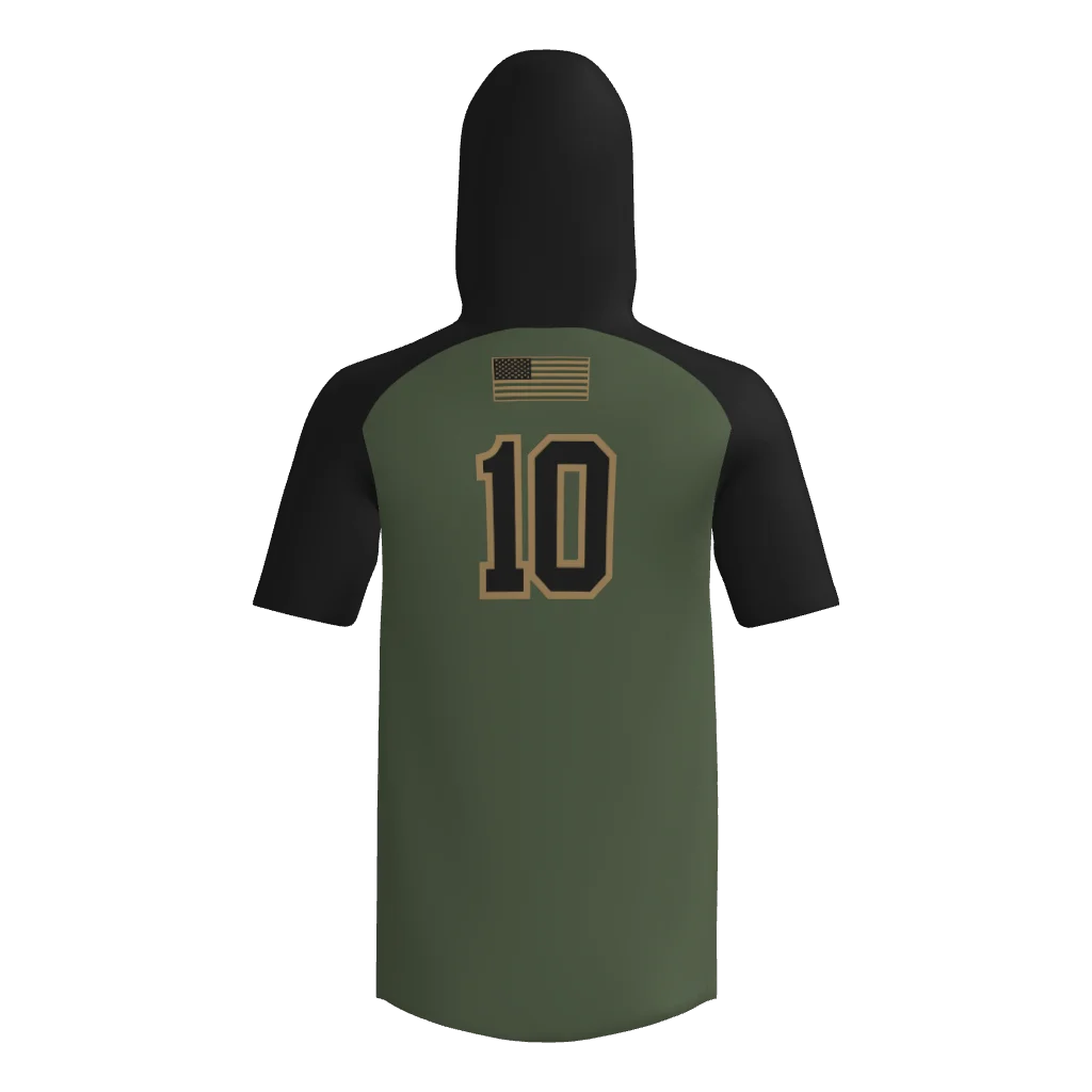 Recruits Short Sleeve Sublimated Hoodie