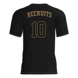 Recruits Short Sleeve Dri-Gear DTF Tee Shirt W/Number