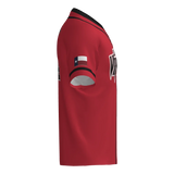 Lone Star Vipers 2-Button Game Jersey - Red