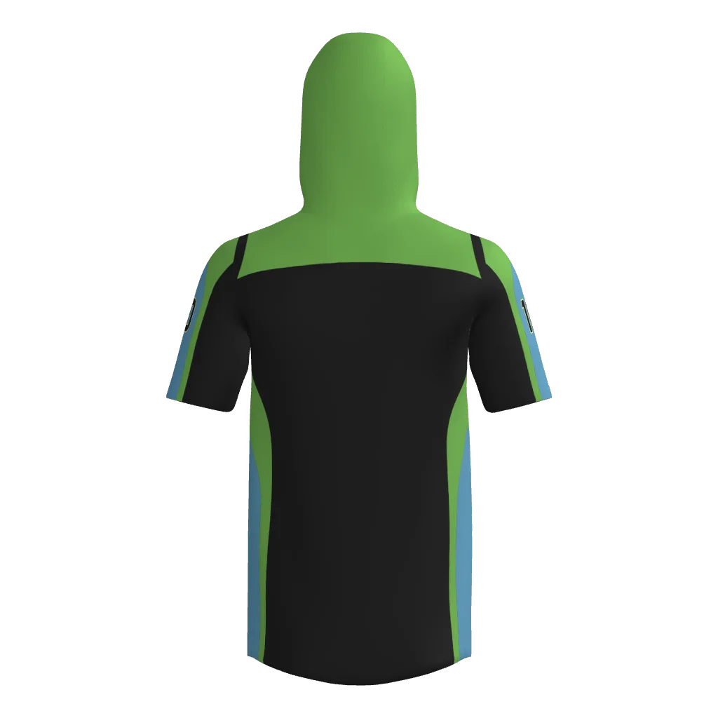 Radioactive Sluggers Short Sleeve Sublimated Player Hoodie