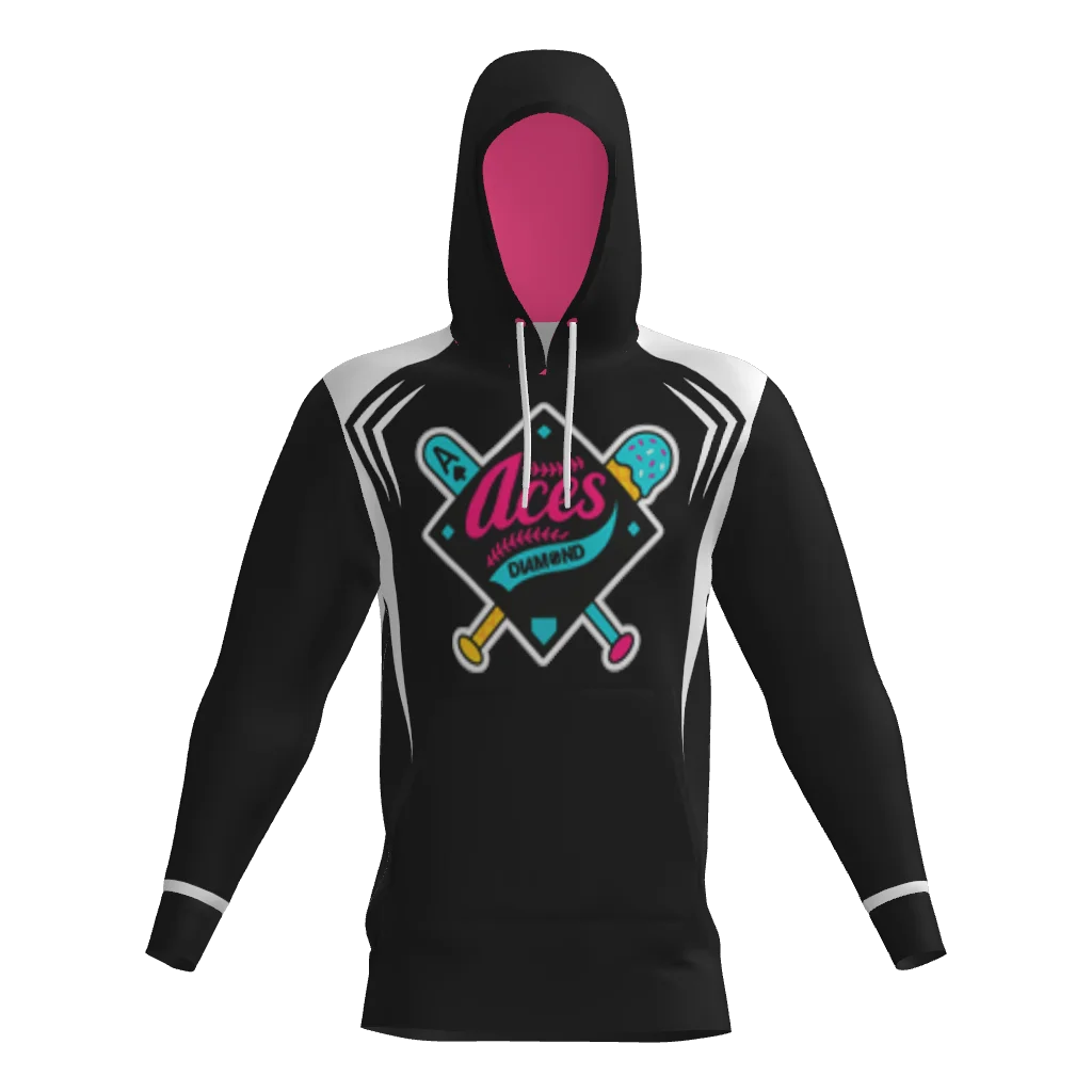 Diamond Aces Sublimated Fleece Player Hoodie