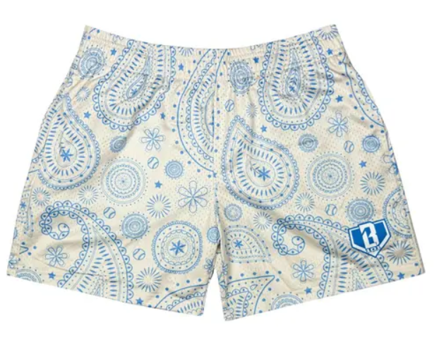 New Baseball Lifestyle 101  Paisley Youth Shorts - Tan