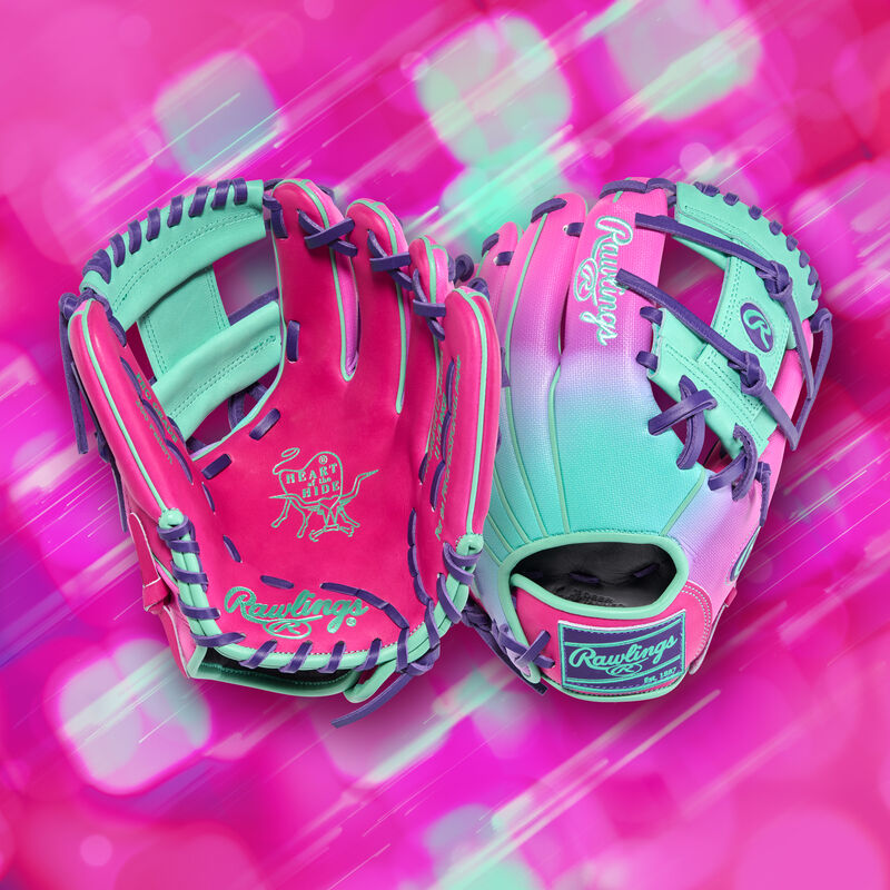 New Rawlings Heart of the Hide Fun Burst 2.0 11.5 in ContoUR Fit Infield Glove