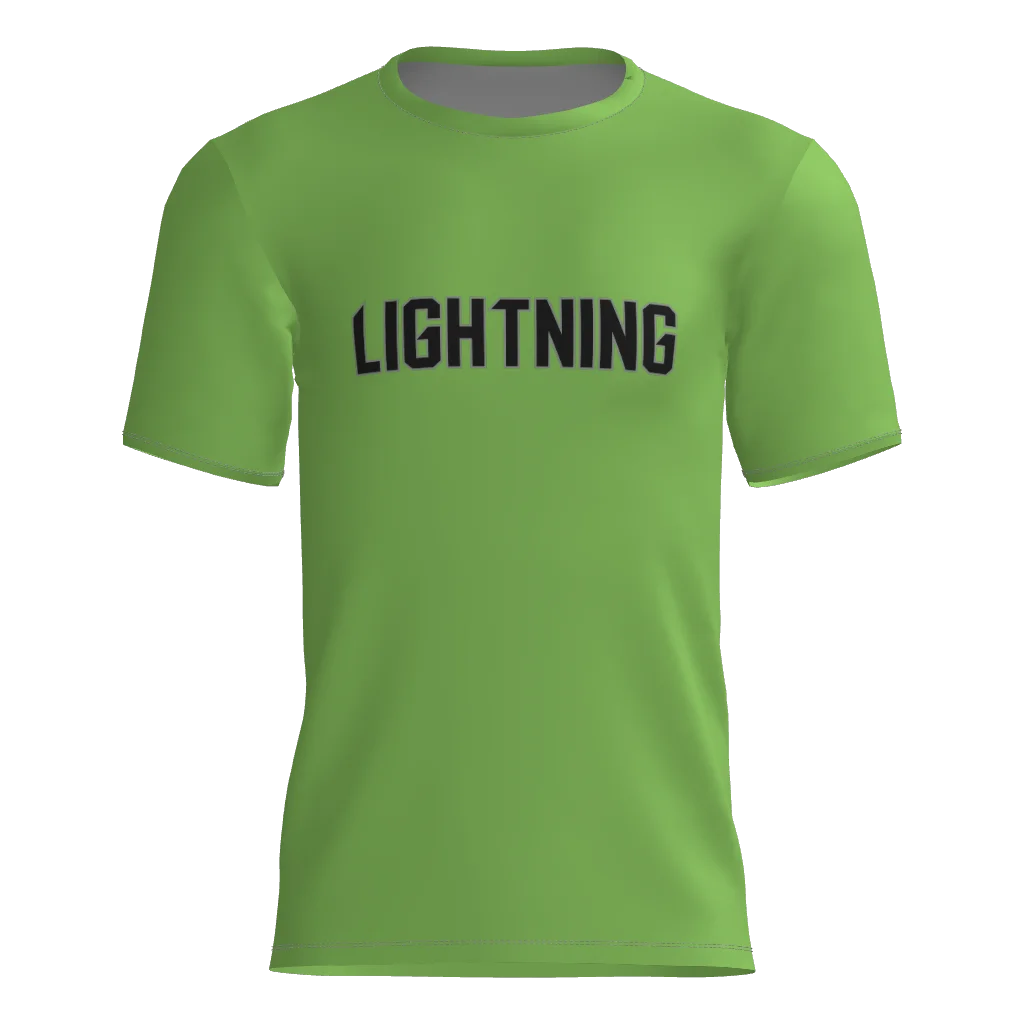 Bower Lightning Short Sleeve Dri-Gear DTF Tee Shirt W/Number