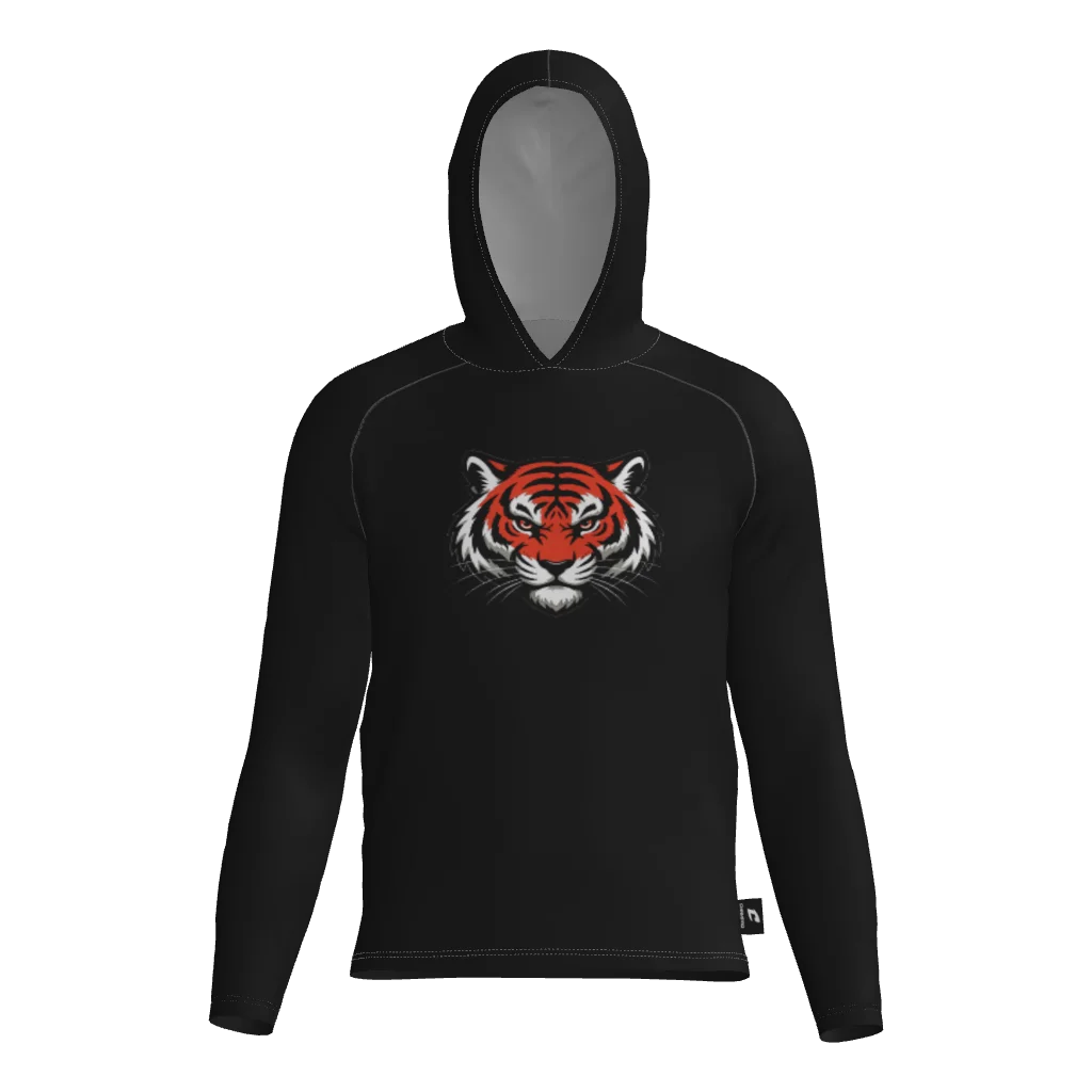 Tigers DTF Long Sleeve Dri Gear T-Shirt Hoodie