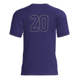 Alcoa Vipers Purple Short Sleeve Dri-Gear DTF Tee Shirt W/Number