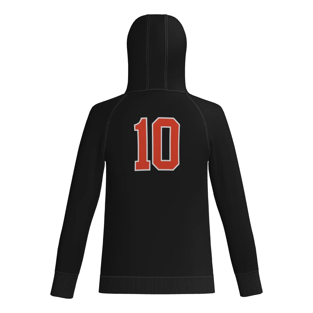 Vols 60/40 Cotton Blend Women's DTF Fleece Hoodie W/ Number