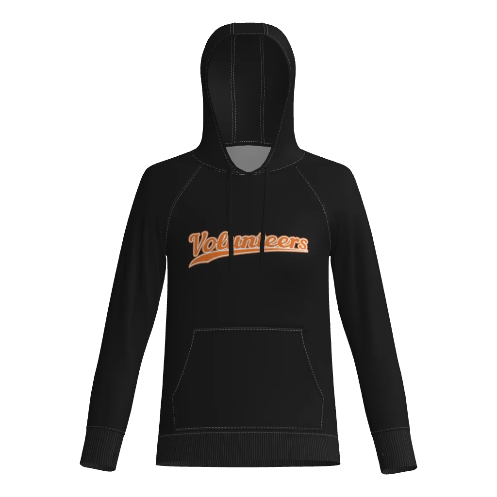 Vols 60/40 Cotton Blend Women's DTF Fleece Hoodie W/ Number