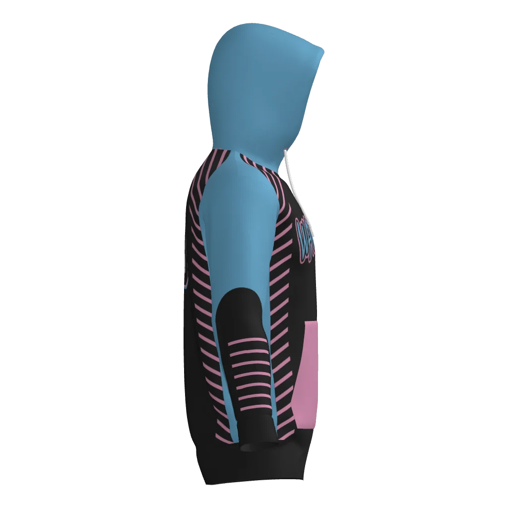 Warriors Sublimated Fleece Hoodie W/ Number