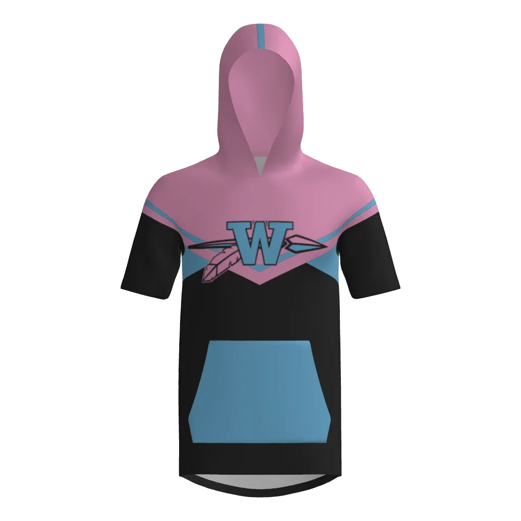 Warriors Short Sleeve Sublimated Hoodie