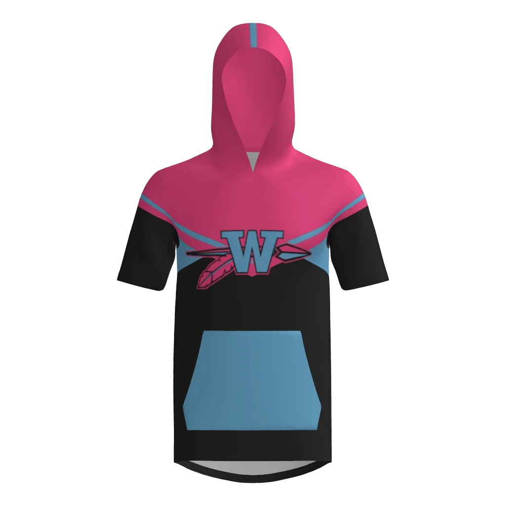 Warriors Short Sleeve Sublimated Hoodie