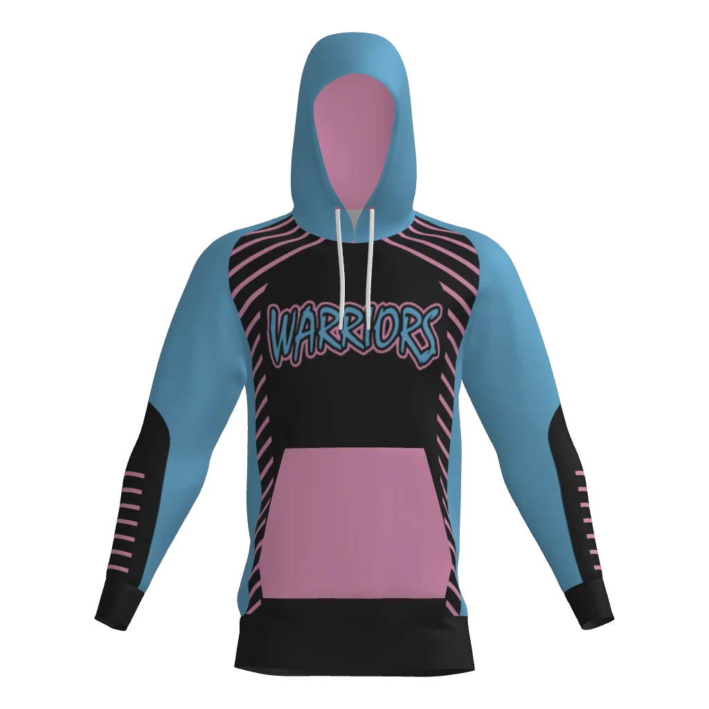 Warriors Sublimated Fleece Hoodie W/ Number
