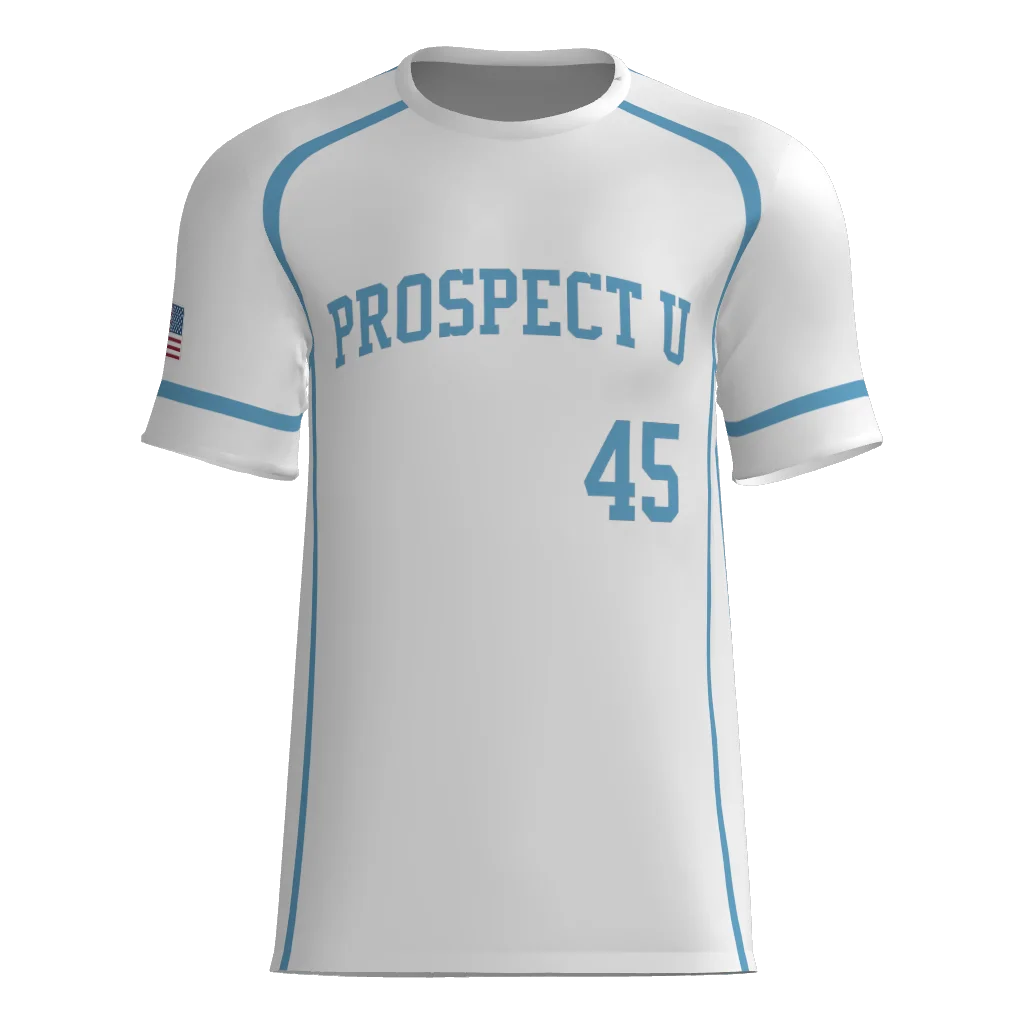 Prospect U Crew Neck Game Jersey - White