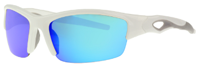 Rawlings Youth Sunglasses White and Grey w/ Blue Mirror