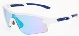 Rawlings Youth Sunglasses White W/Blue Mirror