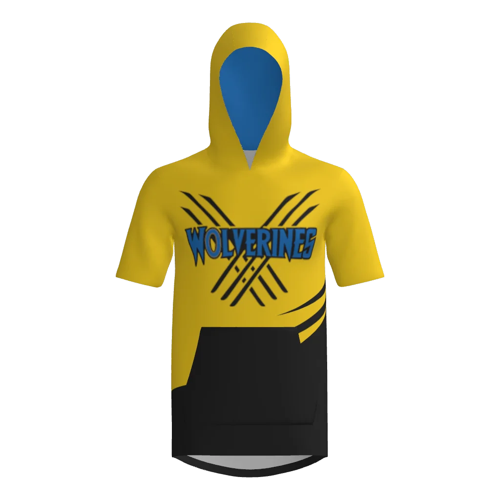 Wolverines Short Sleeve Sublimated Hoodie